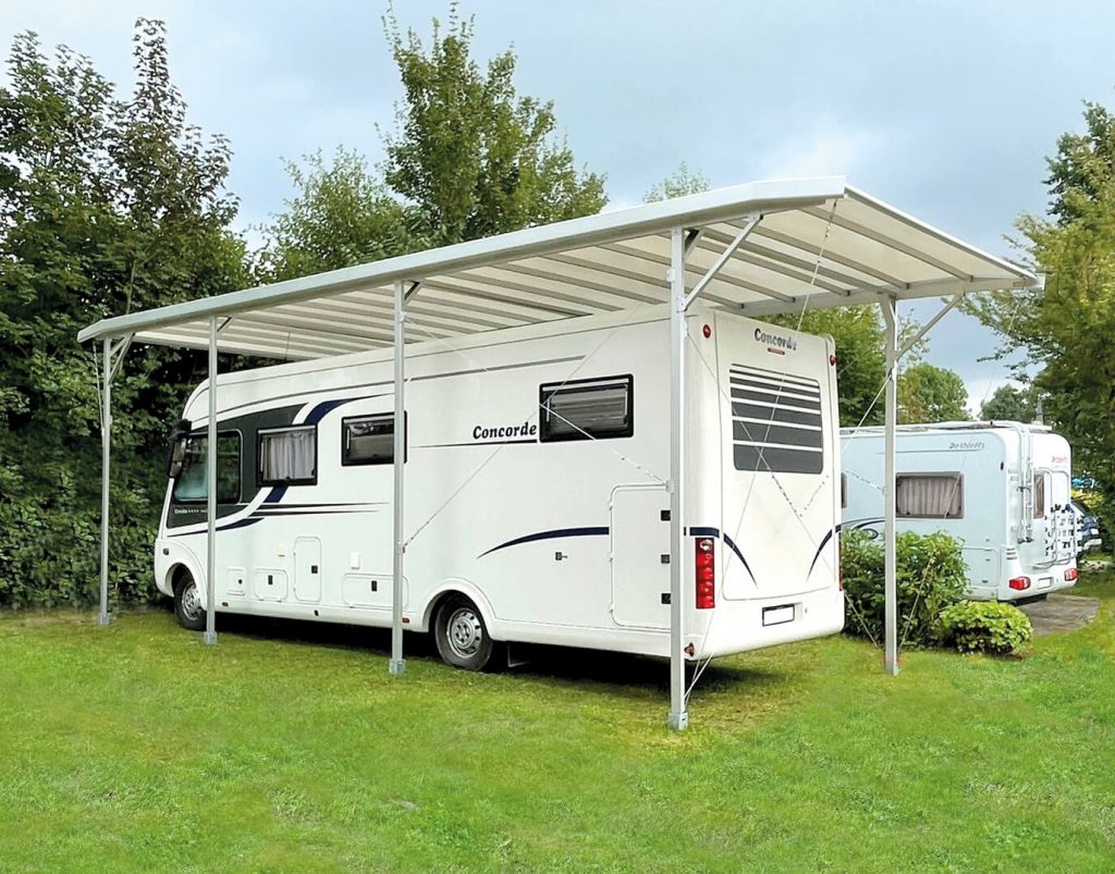 Carport Wohnwagen 3x8