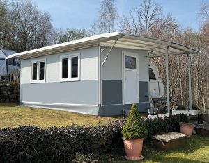 CARATENT mit Dreh/Kipp-Fenster, fester Tür und aufgelegtem TWINTOP