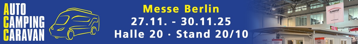 KLIMATOP als Aussteller auf der ACC Auto Camping Caravan Messe Berlin 2025